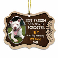 Personalized Dog Cat Photo Memo Benelux Ornament OB283 95O34 thumb 1