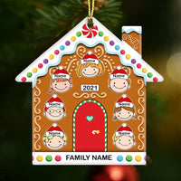 Personalized Family Gingerbread House Ornament OB293 87O53 thumb 1