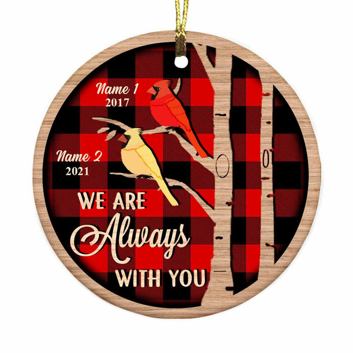 Personalized Memo Mom Dad Grandma Grandpa Circle Ornament OB2810 30O58 1