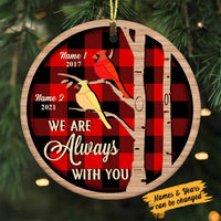 Personalized Memo Mom Dad Grandma Grandpa Circle Ornament OB2810 30O58 thumb 1