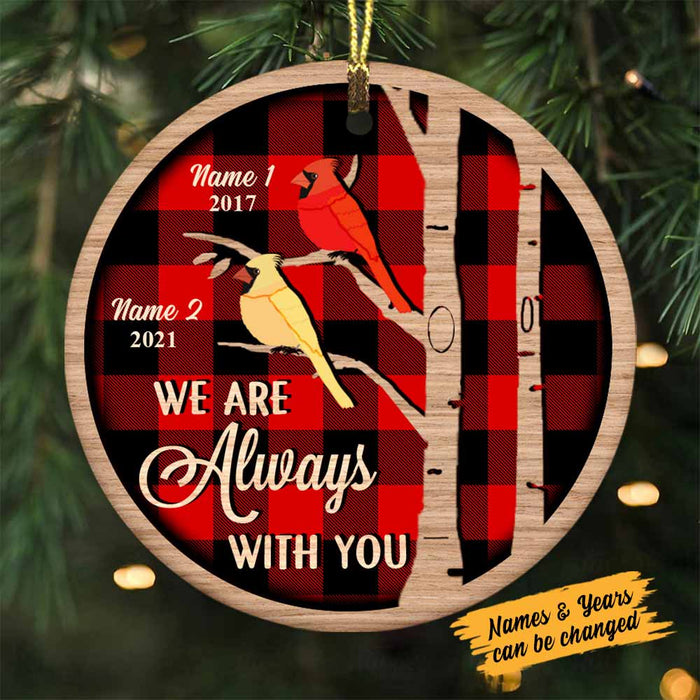 Personalized Memo Mom Dad Grandma Grandpa Circle Ornament OB2810 30O58 1