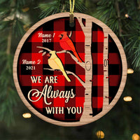 Personalized Memo Mom Dad Grandma Grandpa Circle Ornament OB2810 30O58 thumb 1