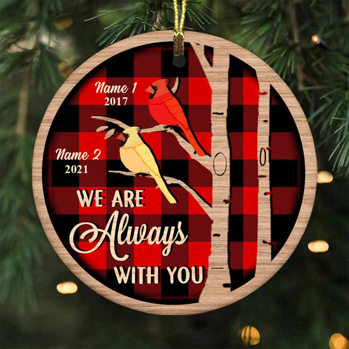 Personalized Memo Mom Dad Grandma Grandpa Circle Ornament OB2810 30O58 1