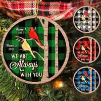 Personalized Memo Mom Dad Grandma Grandpa Circle Ornament OB2810 30O58 thumb 1