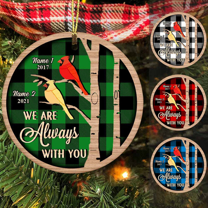 Personalized Memo Mom Dad Grandma Grandpa Circle Ornament OB2810 30O58 1