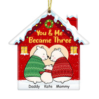 Personalized Baby First Christmas Together House Ornament OB294 87O53 thumb 1