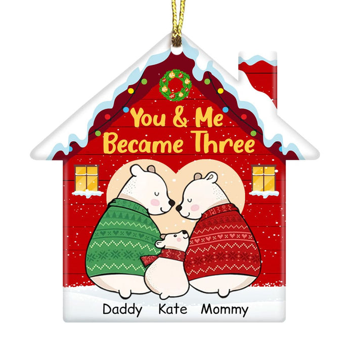Personalized Baby First Christmas Together House Ornament OB294 87O53 1