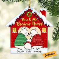 Personalized Baby First Christmas Together House Ornament OB294 87O53 thumb 1