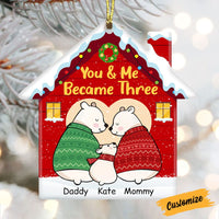 Personalized Baby First Christmas Together House Ornament OB294 87O53 thumb 1