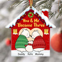 Personalized Baby First Christmas Together House Ornament OB294 87O53 thumb 1