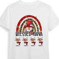 Personalized Blessed Grandma Nana Christmas T Shirt OB293 81O34 thumb 1