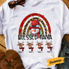 Personalized Blessed Grandma Nana Christmas T Shirt OB293 81O34 1