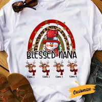 Personalized Blessed Grandma Nana Christmas T Shirt OB293 81O34 thumb 1