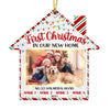 Personalized Christmas Family House Ornament NB11 26O36 1