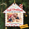 Personalized Christmas Family House Ornament NB11 26O36 1
