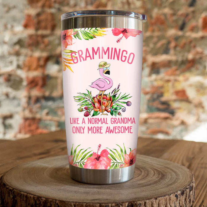 Flamingo Grandma Steel Tumbler FB0105 87O60 1