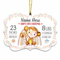 Personalized Baby Christmas Animal Jungle Benelux Ornament OB301 81O34 thumb 1