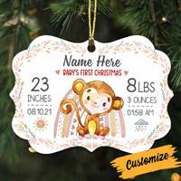 Personalized Baby Christmas Animal Jungle Benelux Ornament OB301 81O34 thumb 1