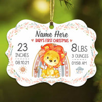 Personalized Baby Christmas Animal Jungle Benelux Ornament OB301 81O34 thumb 1