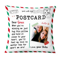 Personalized Long Distance Friends Family Mom Dad Pillow OB301 85O47 thumb 1