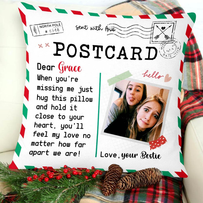 Personalized Long Distance Friends Family Mom Dad Pillow OB301 85O47 1