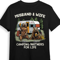 Personalized Husband Wife Couple Camping Partners T Shirt OB302 81O58 thumb 1
