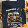 Personalized Husband Wife Couple Camping Partners T Shirt OB302 81O58 1