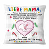 Personalized Mom Mama Ultrasound German Christmas Pillow NB17 30O58 1