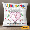 Personalized Mom Mama Ultrasound German Christmas Pillow NB17 30O58 1