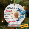Personalized Butterfly Heaven Memo Photo Family Snow Globe Ornament NB12 85O34 1