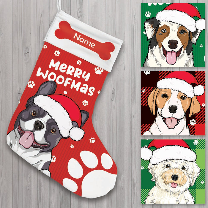 Personalized Christmas Dog Stocking OB303 24O32 1