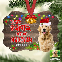 Personalized Dog Christmas Benelux Ornament NB12 87O53 thumb 1