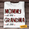 Personalized Grandma Christmas T Shirt NB18 30O58 1