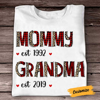 Personalized Grandma Christmas T Shirt NB18 30O58 thumb 1