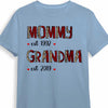 Personalized Grandma Christmas T Shirt NB18 30O58 1