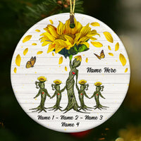 Personalized Grandma Granddaughter Mom Daughter Circle Ornament NB13 87O53 thumb 1