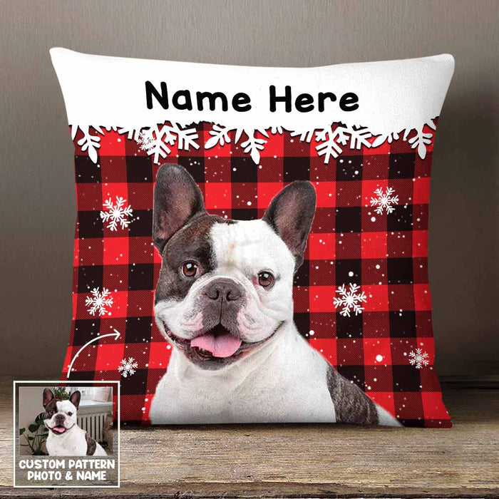 Personalized Dog Cat Christmas Pillow NB13 30O58 1