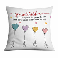 Personalized Grandma Grandpa Heart Pillow OB294 81O34 thumb 1