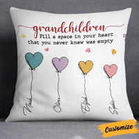 Personalized Grandma Grandpa Heart Pillow OB294 81O34 thumb 1