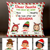 Personalized Grandma Christmas Pillow NB21 95O47 thumb 1
