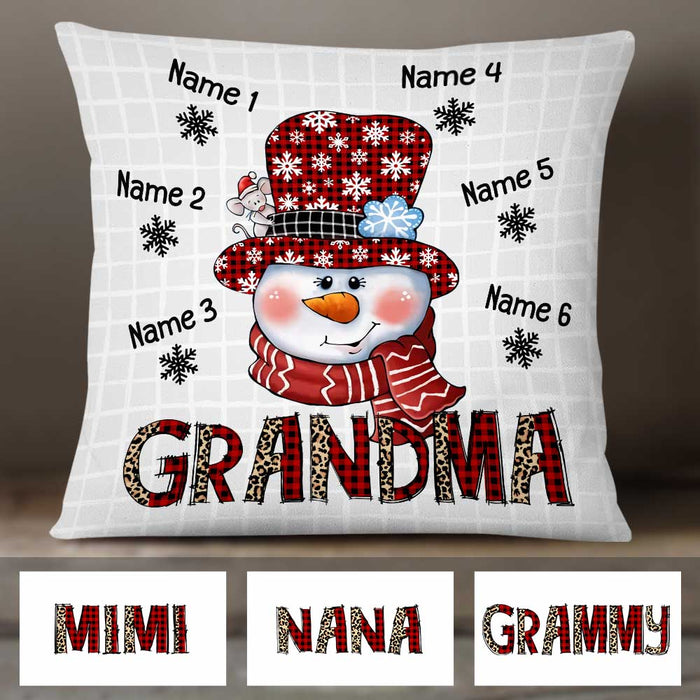 Personalized Grandma Christmas Pillow NB19 30O58 1