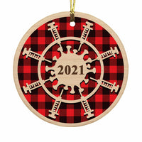 Snowflake 2022 Christmas Circle Ornament NB12 30O58 thumb 1