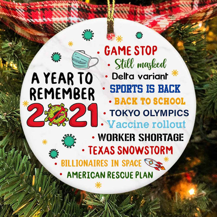 2022 Year To Remember Christmas Circle Ornament NB11 30O58 1