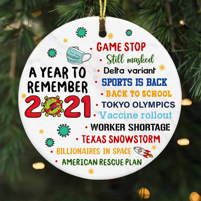 2022 Year To Remember Christmas Circle Ornament NB11 30O58 1