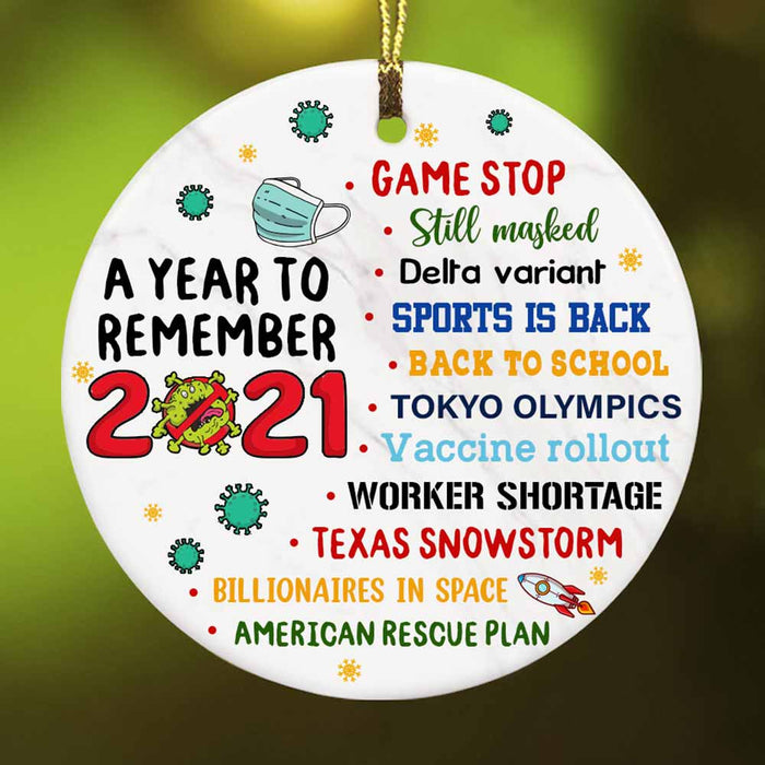 2022 Year To Remember Christmas Circle Ornament NB11 30O58 1