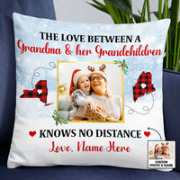 Personalized Grandma Mom Granddaughter Photo Long Distance Pillow NB14 87O47 thumb 1