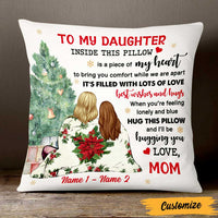 Personalized Daughter Christmas Long Distance Pillow NB22 85O47 thumb 1