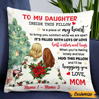 Personalized Daughter Christmas Long Distance Pillow NB22 85O47 thumb 1