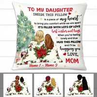 Personalized Daughter Christmas Long Distance Pillow NB22 85O47 thumb 1