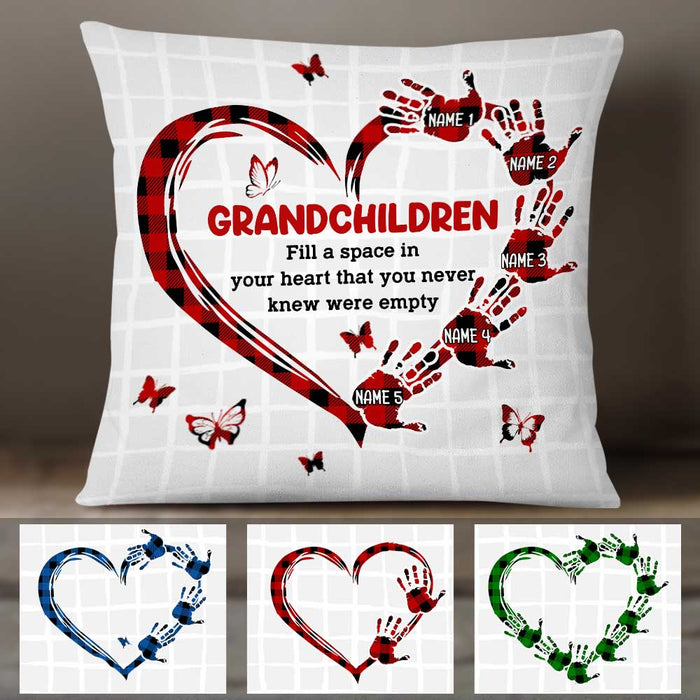 Personalized Mom Grandma Grandkids Pillow NB25 30O58 1